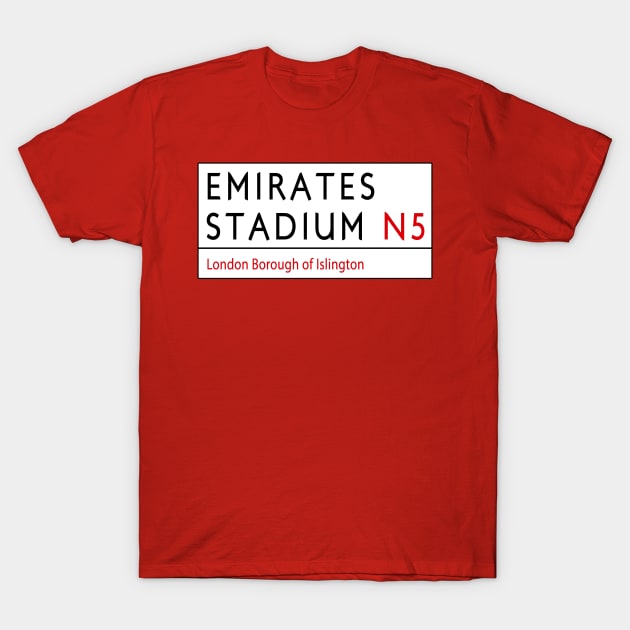 Emirates Stadium T-Shirt by Confusion101